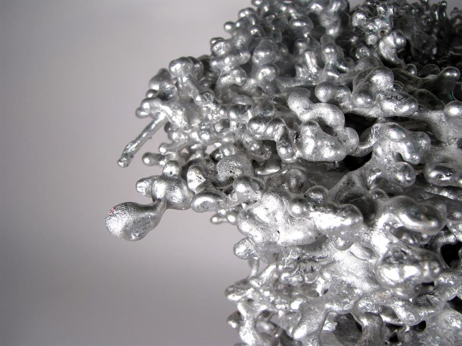 Aluminum Fire Ant Colony Cast #009 - Closeup 1 Picture.