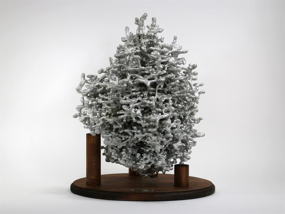 Aluminum Fire Ant Colony Cast #032 - Front Picture.