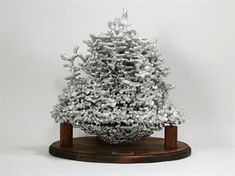 Aluminum Fire Ant Colony Cast #062 - Front Picture.