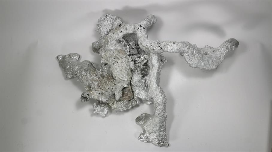 Aluminum Fire Ant Colony Cast #064 - Bottom Picture.