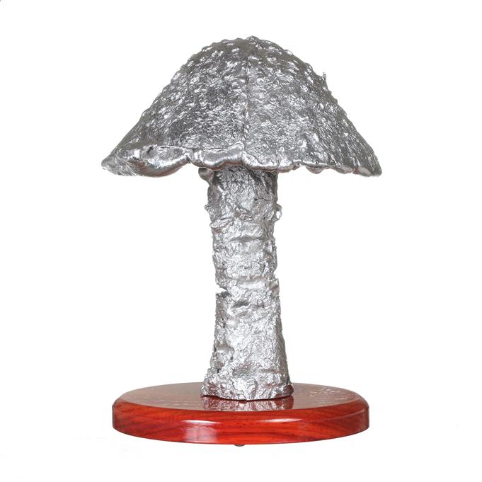 Aluminum Amanita Mushroom Cast #083 - Back Picture.