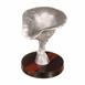 Aluminum Funnel Mushroom Cast - Angle View Picture.