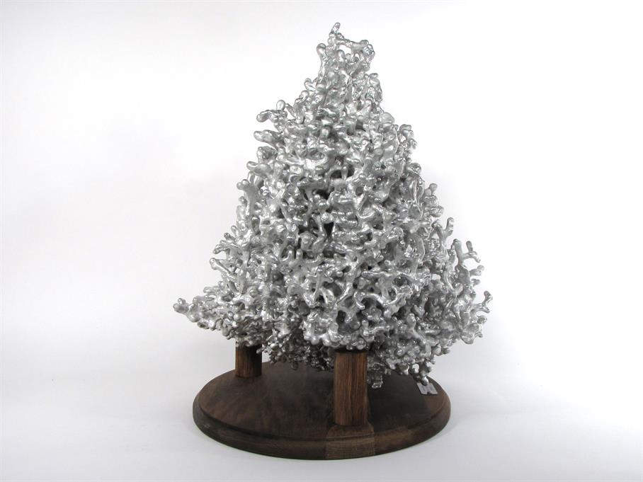 Aluminum Fire Ant Colony Cast #010 - Left Picture.