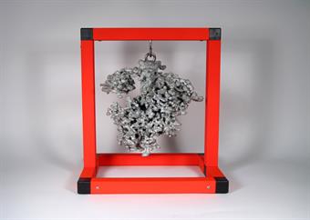 Aluminum Fire Ant Colony Cast #020 - Front Picture.