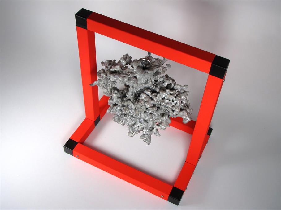 Aluminum Fire Ant Colony Cast #020 - Top Picture.