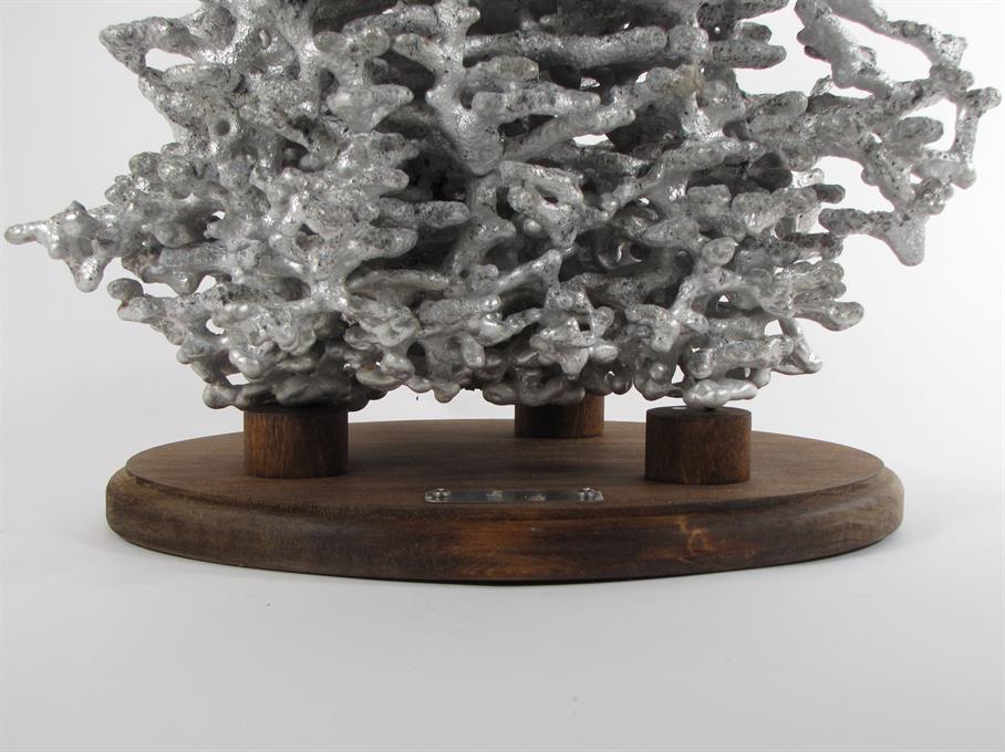 Aluminum Fire Ant Colony Cast #025 - Base Front Picture.