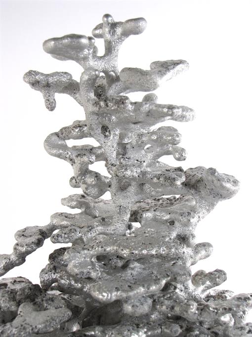 Aluminum Fire Ant Colony Cast #025 - Top Closeup Picture.