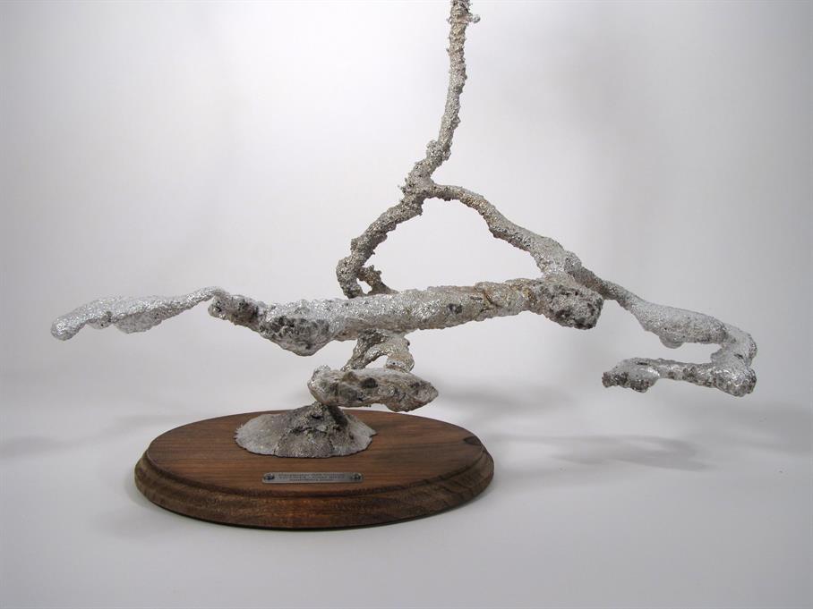 Aluminum Carpenter Ant Colony Cast #042 - Base Front Picture.