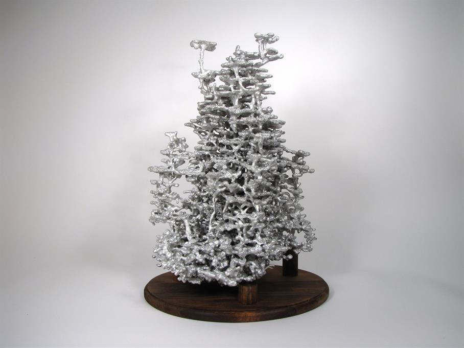 Aluminum Fire Ant Colony Cast #043 - Back Picture.