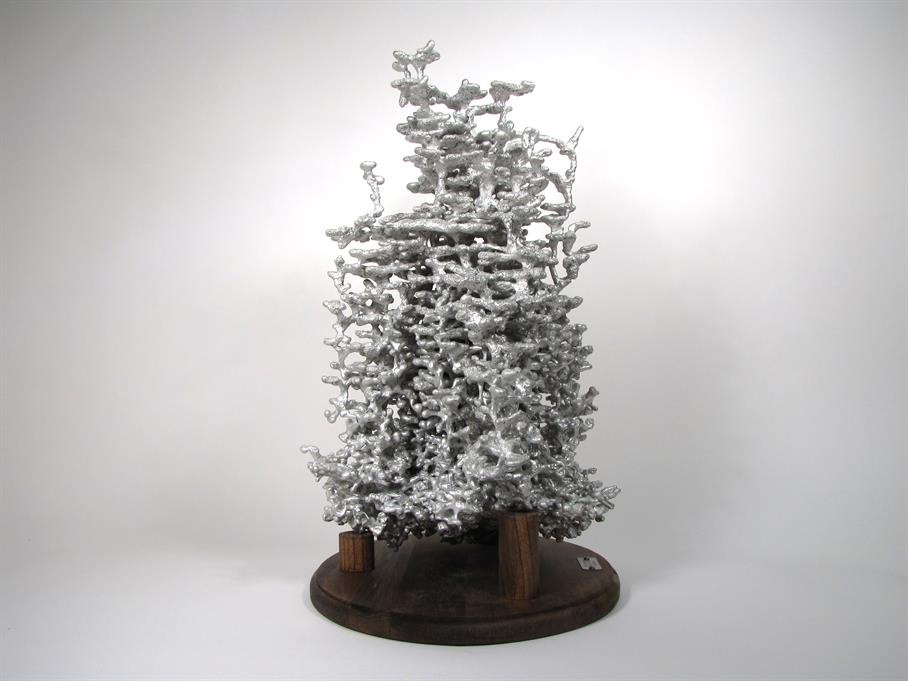 Aluminum Fire Ant Colony Cast #043 - Left Picture.