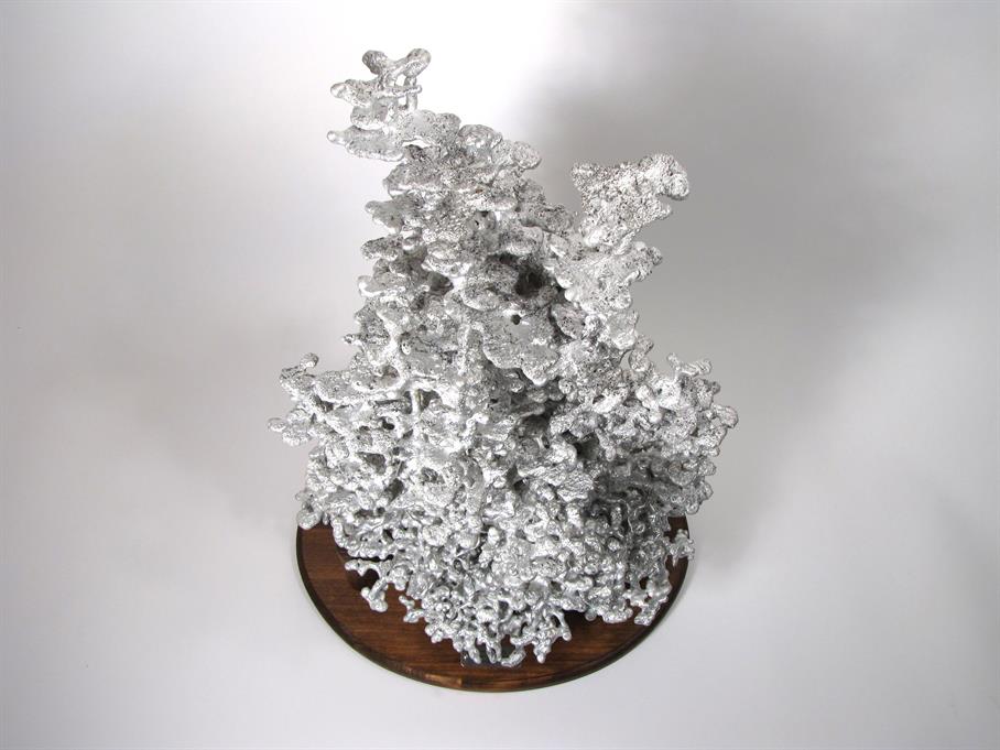 Aluminum Fire Ant Colony Cast #043 - Top Angle Picture.
