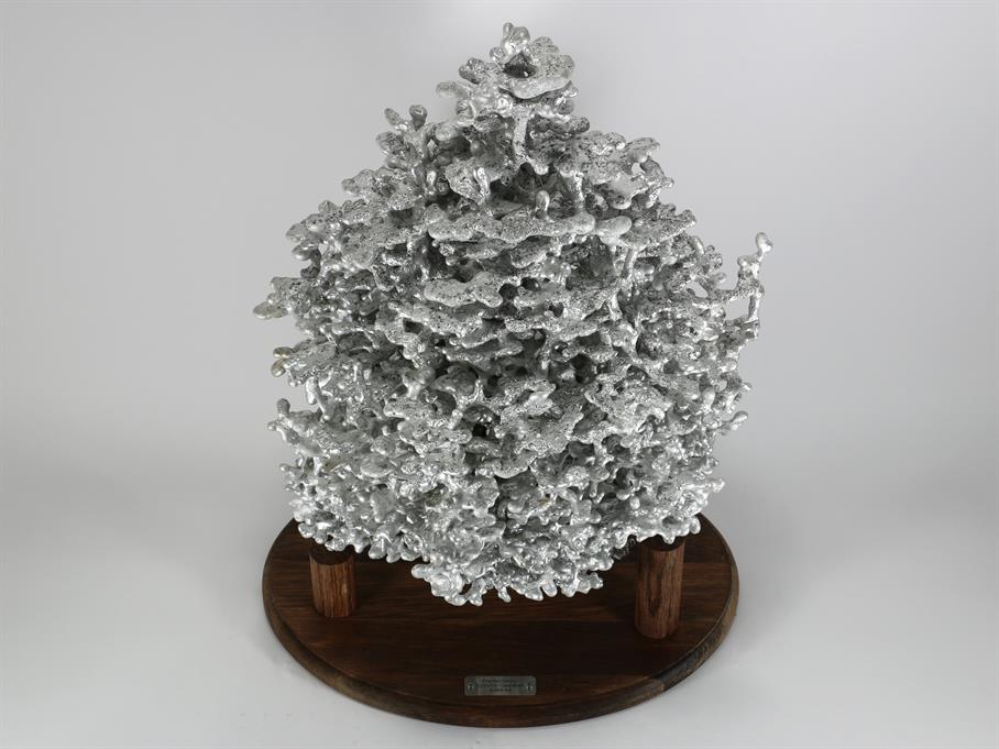 Aluminum Fire Ant Colony Cast #045 - Top Angle Picture.