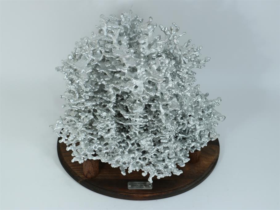 Aluminum Fire Ant Colony Cast #061 - Top Angle Picture.