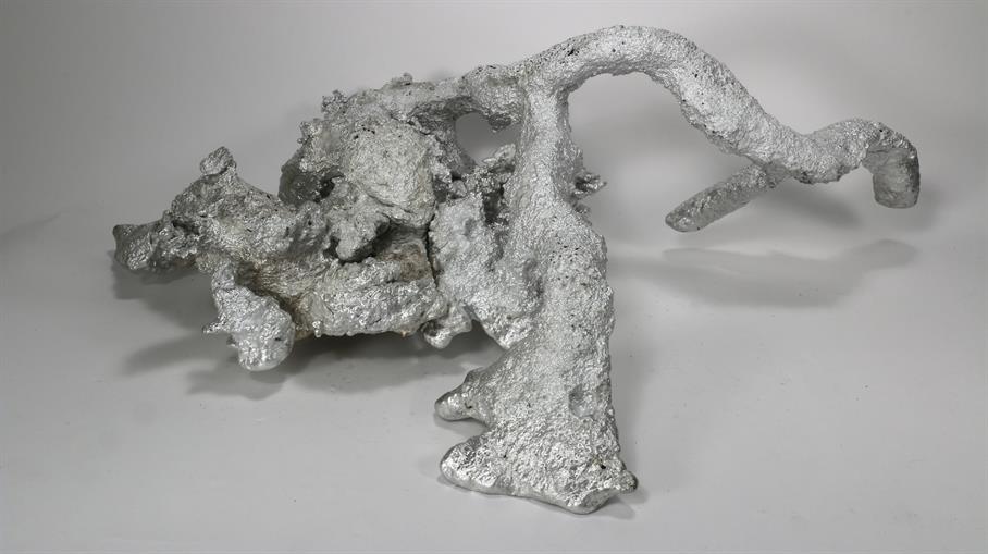 Aluminum Fire Ant Colony Cast #064 - Upside Down View Picture.