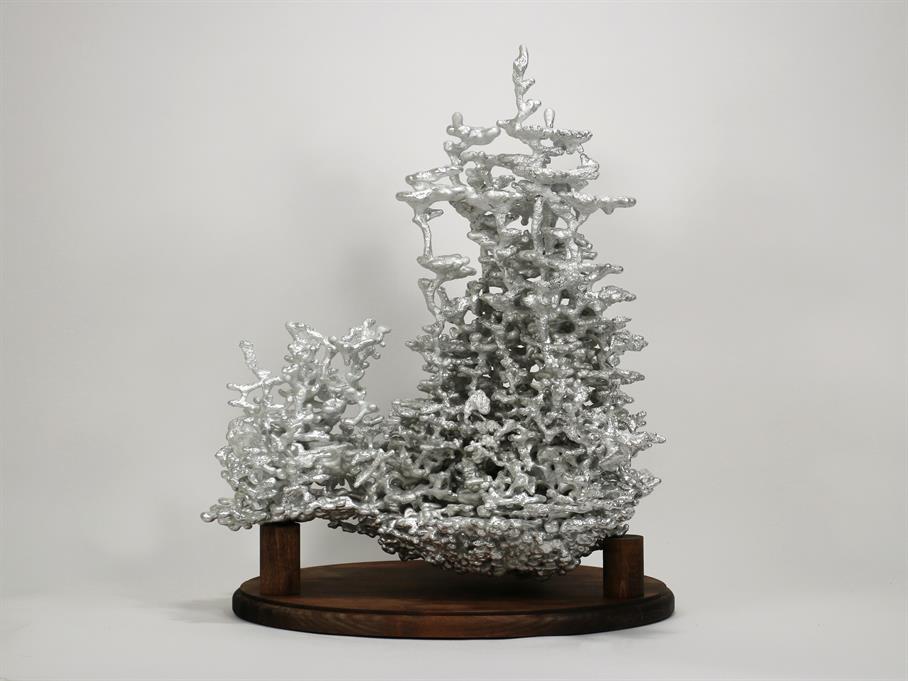 Aluminum Fire Ant Colony Cast #067 - Back Picture.