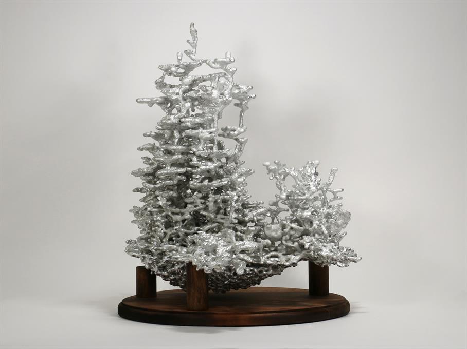 Aluminum Fire Ant Colony Cast #067 - Front Picture.