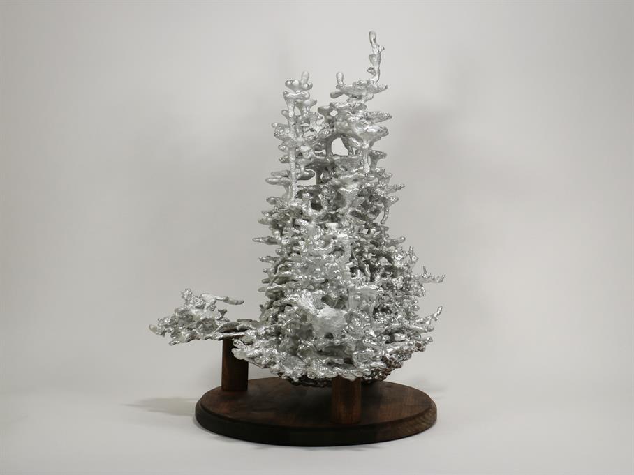 Aluminum Fire Ant Colony Cast #067 - Right Picture.