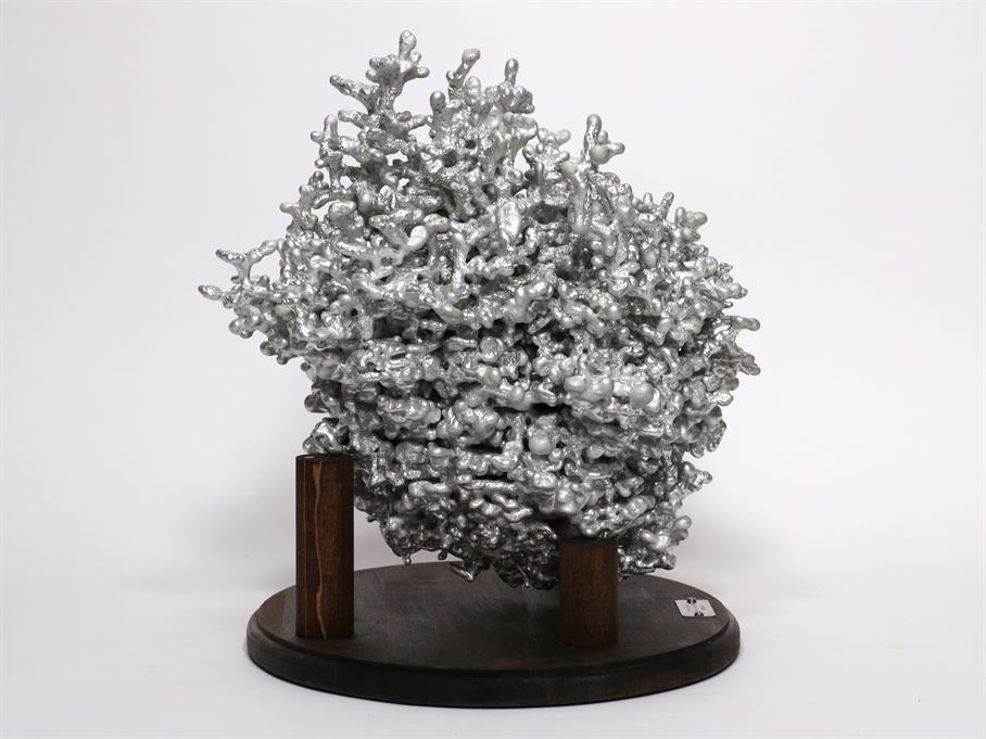 Aluminum Fire Ant Colony Cast #070 - Left Picture.