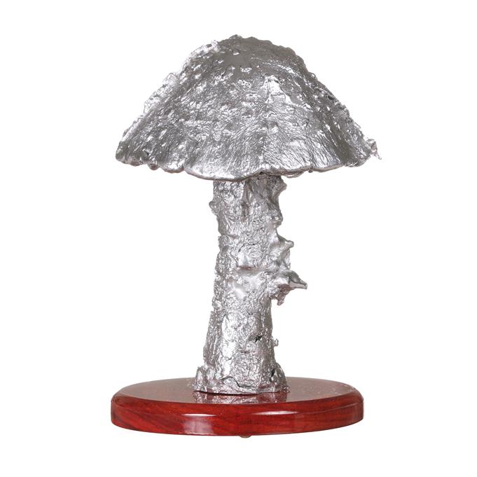 Aluminum Amanita Mushroom Cast #083 - Left Picture.