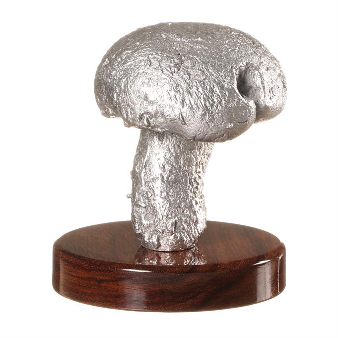 Aluminum Bolete Mushroom Cast #086 - Left Picture.