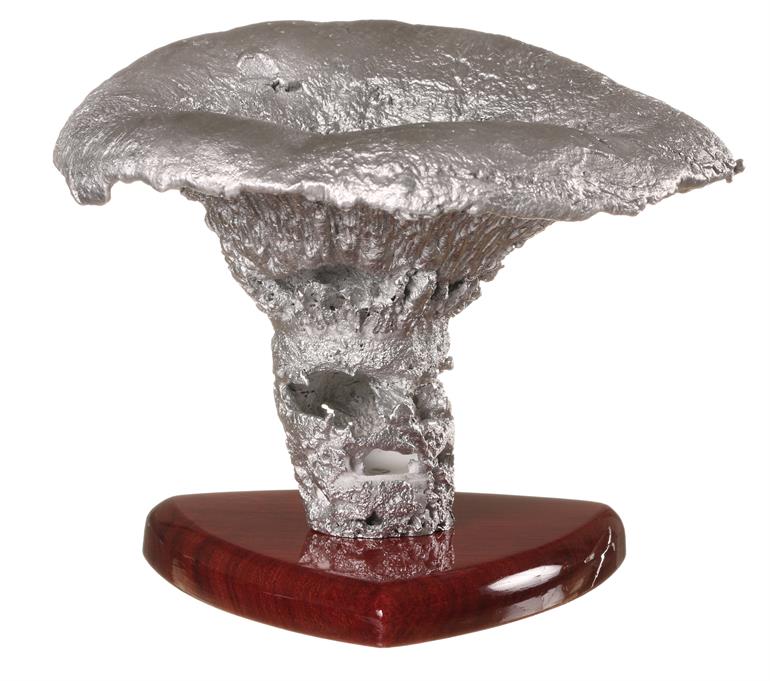 Aluminum Funnel Mushroom Cast #089 - Back Picture.