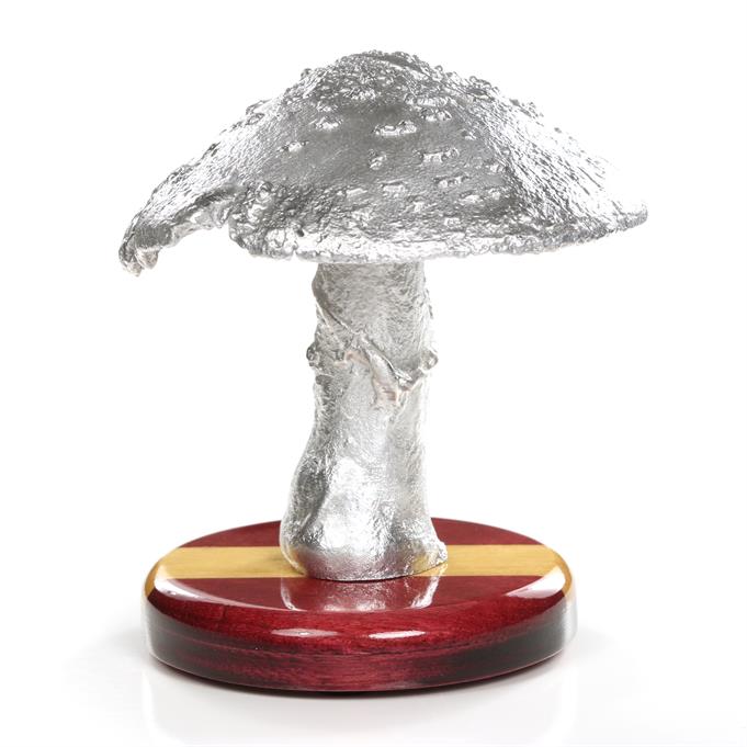 Aluminum Amanita Mushroom Cast #091 - Left Picture.