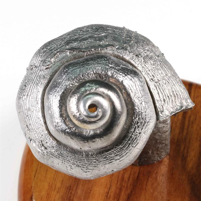 Aluminum  Seashell Cast #094 - Spiral Picture.