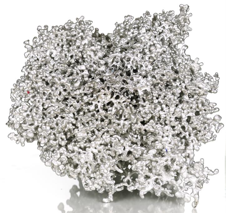 Aluminum Fire Ant Colony Cast #108 - Top Picture.