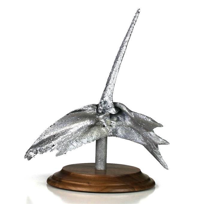 Aluminum Alloy Flathead Catfish Fin Bone Cast #131 - Back Picture.