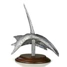 Aluminum Alloy Flathead Catfish Flathead Catfish Fin Bone Cast #131 - Front Picture.