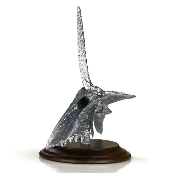 Aluminum Alloy Flathead Catfish Fin Bone Cast #131 - Right Picture.