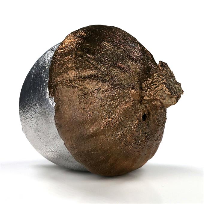 Bronze/Aluminum Water Oak Acorn Cast #132 - Angled View Picture.