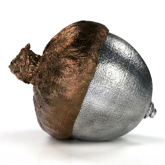 Bronze/Aluminum Water Oak Acorn Cast #132 - Left Picture.