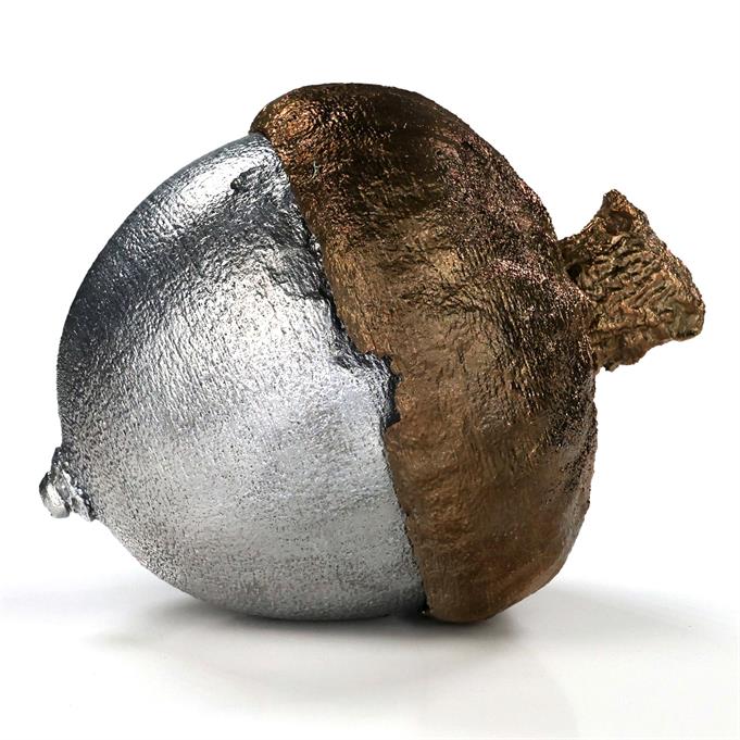 Bronze/Aluminum Water Oak Acorn Cast #132 - Right Picture.